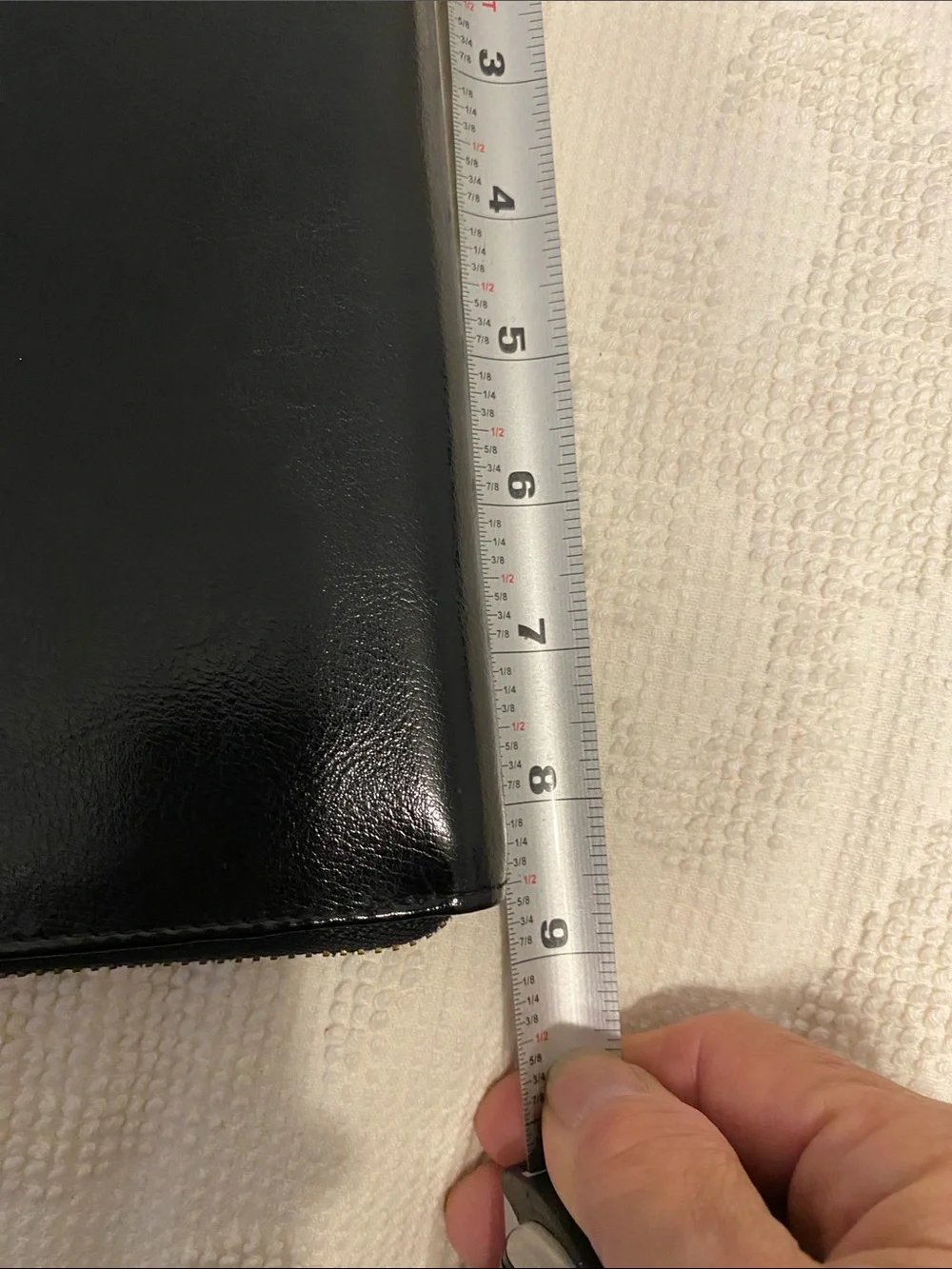 Sendefn black leather
